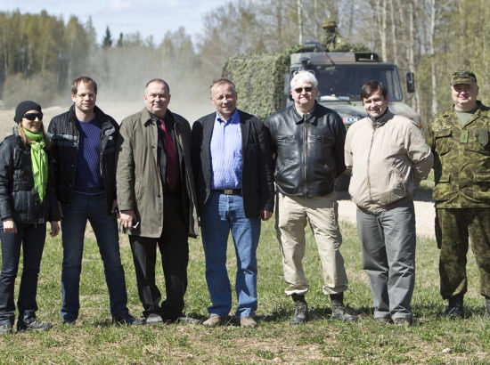 Riigikaitsekomisjoni väljasõiduistung  - kaitseväe suurõppuse "Kevadtorm" külastamine